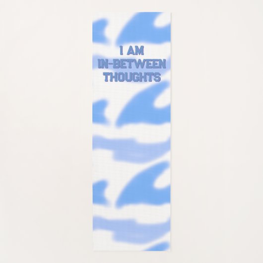 In Between Thoughts Wave WorldビーチSurf Yoga Mat ヨガマット (正面)