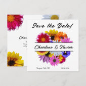 In Bloom ウェディング セーブザデート (正面/裏面)