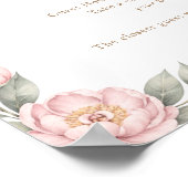 In Bloom Elegant Baby Shower Game Guess How Many ポスター (角)