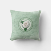 In Bloom Throw Pillow クッション (正面)