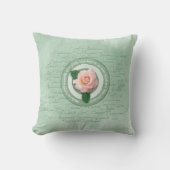 In Bloom Throw Pillow クッション (正面)