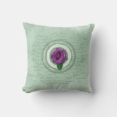 In Bloom Throw Pillow クッション (正面)