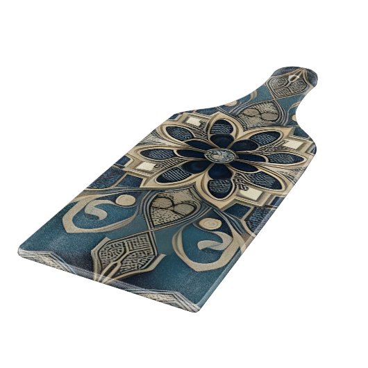 in blue カッティングボード (角)