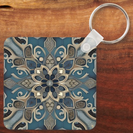 in blue キーホルダー (裏面)