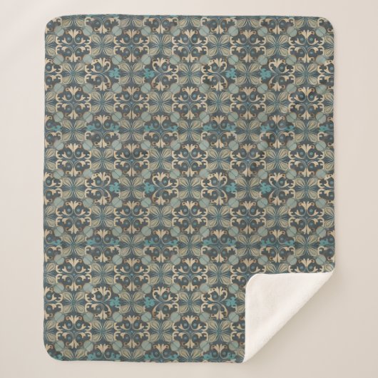 in blue シェルパブランケット (正面)