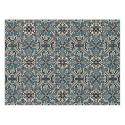 in blue テーブルクロス (正面(横))