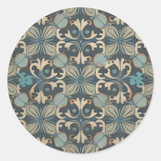 in blue ラウンドシール (正面)