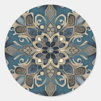 in blue ラウンドシール