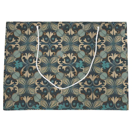 in blue ラージペーパーバッグ (正面)