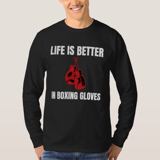 In Boxing Gloves Kickboxing Tシャツ (正面)