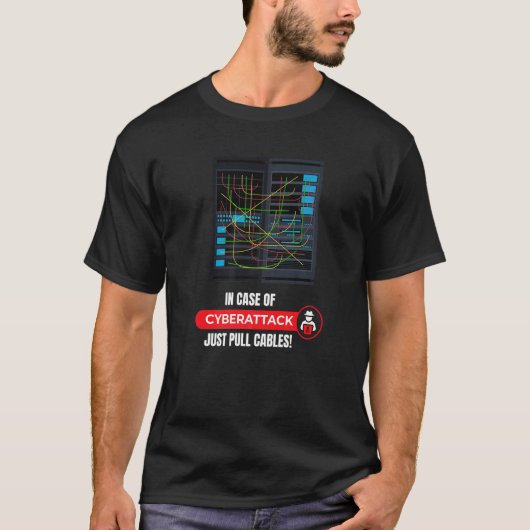 In Case Of Cyberattack I Hacker Code Hacking It Pr Tシャツ (正面)
