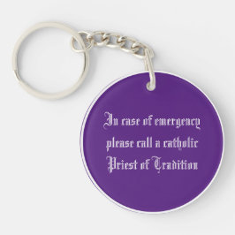 in case of emergency call a cathol priest  キーホルダー