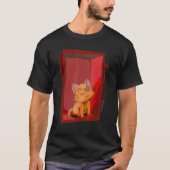 In Case of Unhappiness  Break Glass   Cat Kitten Tシャツ (正面)