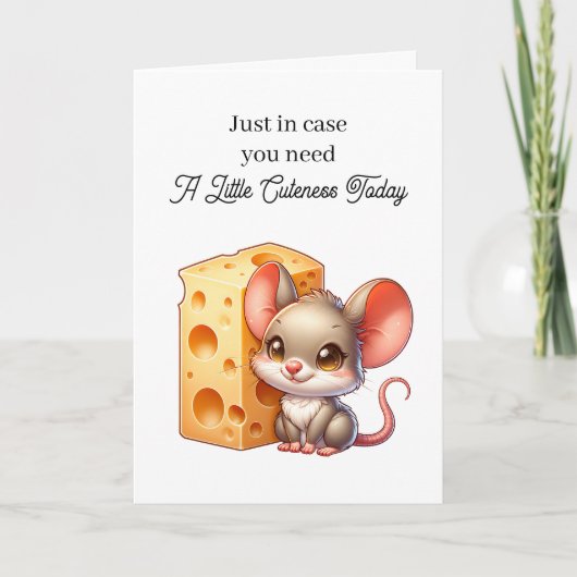 In Case You need some Cuteness and a Hug カード (正面)