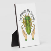 In Celery We Trust - Celery Juice Lover おもしろい Cele フォトプラーク (側面)