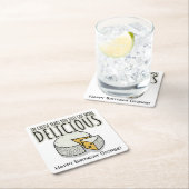 "In cheese years", Birthday gift スクエアペーパーコースター (インサイチュ)