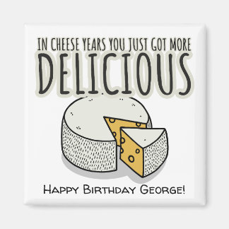 "In cheese years", Funny birthday gift マグネット