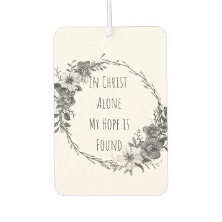 In Christ Alone Air Freshener カーエアーフレッシュナー