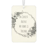 In Christ Alone Air Freshener カーエアーフレッシュナー (裏面)