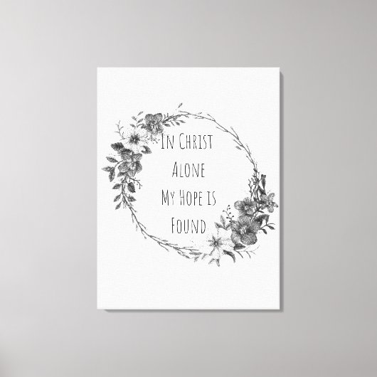 In Christ Alone Canvas Print キャンバスプリント (正面)