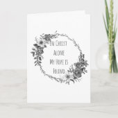In Christ Alone Greeting Cards カード (正面)