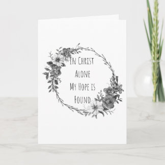 In Christ Alone Greeting Cards カード