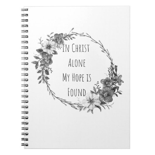 In Christ Alone Notebook ノートブック (正面)