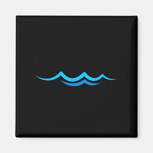 In Christ Baptism New Believer Confirmation Milest マグネット (正面)