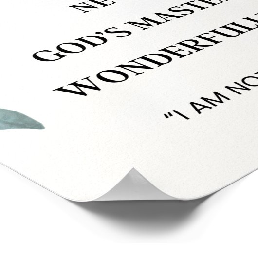 In Christ I Am – Christian Identity Bible Verse  ポスター (角)