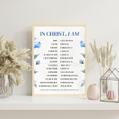 In Christ I Am – Christian Identity Bible Verse  ポスター