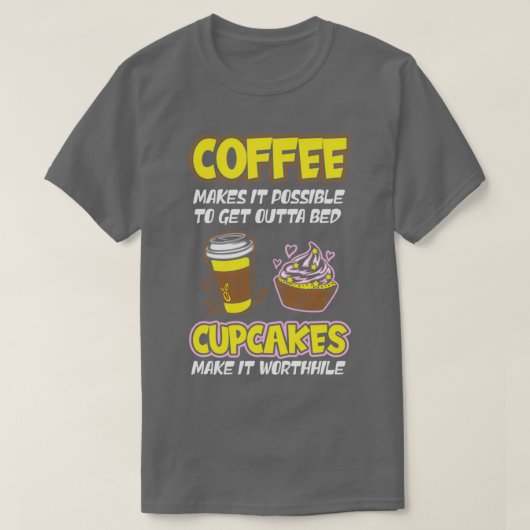 In Coffee我々はコーヒー愛好家とバリスタのために信頼 Tシャツ (デザイン正面)