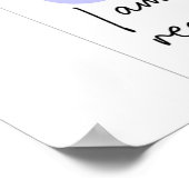 In control to reach my goals Wall art ポスター (角)