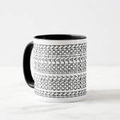 In Cozy Isolation Hidden Message Introvert Mug マグカップ (正面左)