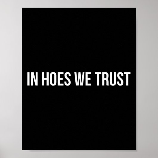 In Cute Ss Cute Sss We Trust Funny Quote  ポスター (正面)