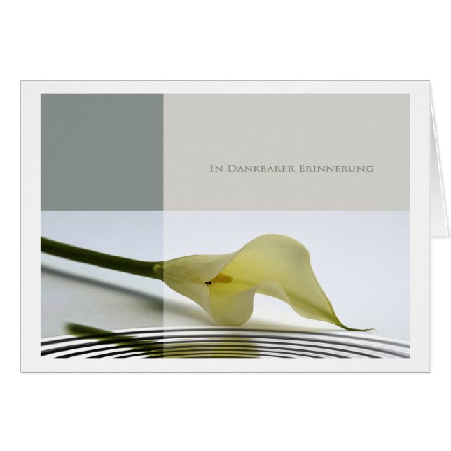 in dankbarer Erinnerung (正面横)