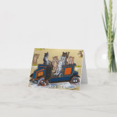 In Deep Water by Louis Wain サンキューカード (正面)