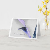 in deepest sympathy カード (黄色い花)