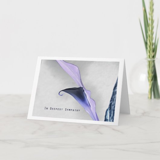 in deepest sympathy カード (正面)