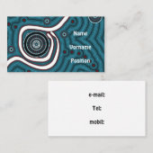 In der Mitte von Nirgendwo - In the middle of nowh 名刺 (正面/裏面)