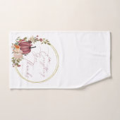 In Everything 与え pastelと金ゴールドのカボチャ ハンドタオル (ハンドタオル)