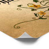 "In Everything Give Thanks"  Thanksgiving Pumpkin ポスター (角)