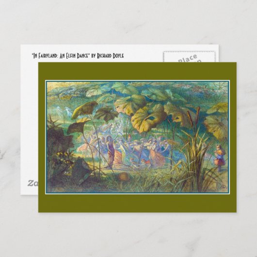 In Fairyland: An Elfin Dance ポストカード (正面/裏面)