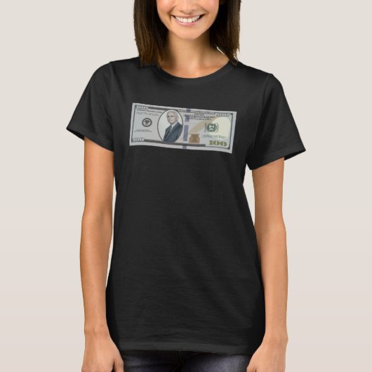 In Fauci We Trust 100 Dollar Bill Tシャツ (正面)