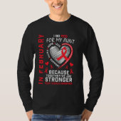 In February Go Red For My Aunt Heart Disease Aware Tシャツ (正面)