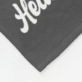 In February We Go Red Heart Disease Awareness Mont フリースブランケット (角)