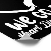 In February We Go Red Heart Disease Awareness Mont ポスター (角)