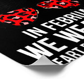 In February We Wear Red Chd Heart Disease Awarenes ポスター (角)