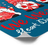 In February We Wear Red Three Gnomes Heart Disease ポスター (角)