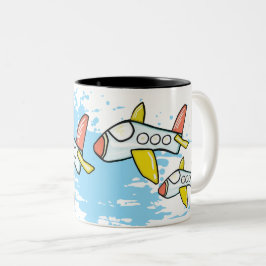 In Flight ツートーンマグカップ
