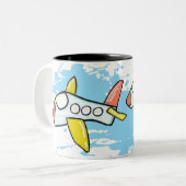 In Flight ツートーンマグカップ (正面左)